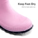 thumbnail image 3 of Botas de Lluvia DREAM PAIRS para Niños Impermeables Antideslizantes Talla 8, 3 of 6