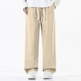 thumbnail image 4 of Styesk Men's Pants Men's Solid Color Pocket Work Pants Straight Leg Pants, 4 of 6