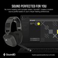 thumbnail image 4 of CORSAIR HS80 MAX Wireless Multiplatform Gaming Headset with Bluetooth - Dolby Atmos - Broadcast Quality Microphone - iCUE Compatible - PC, Mac, PS5, PS4, Mobile - Steel Gray, 4 of 9