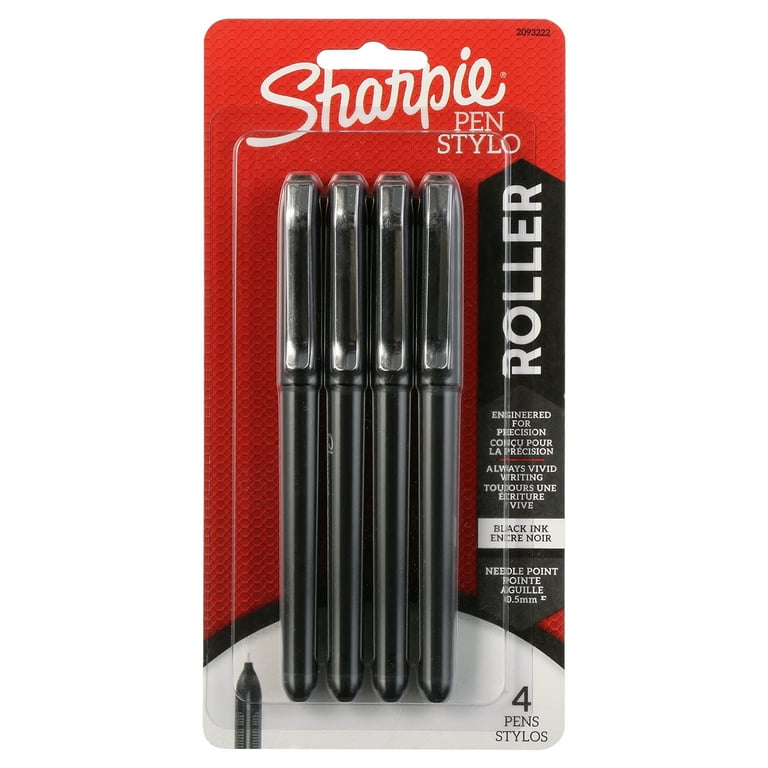 Sharpie® 0.5mm Black Rollerball Pens