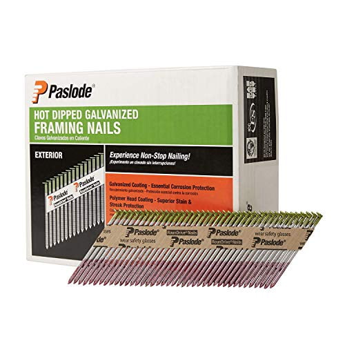 Paslode, Framing Nails, 650387, HDG 30 Degree Round Head, 3 inch x .131 Gauge, 2,000 per Box