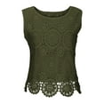 thumbnail image 6 of Vekome Sleeveless Tops for Women Plus Size Sleeveless Shirts Crewneck Casual Tee Shirts Solid Color Summer Pullover Tops, 6 of 6