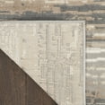 thumbnail image 5 of Nourison Jubilant Striped Grey/Beige 7'10" x 9'10" Area Rug (8x10), 5 of 9