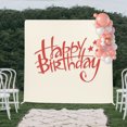 thumbnail image 5 of TOOL1SHOoo Wedding Pole Bracket with Pull Rod and Elastic Cloth Cover,Metal Stand Kit for Wedding/Ceremony/Party Decoration,6.56*6.56ft,White and Cream-colored, 5 of 12