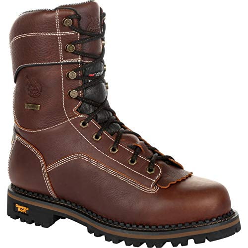 men's georgia comfort core composite toe waterproof logger work boots