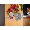 thumbnail image 3 of Serafina Home Christmas Hand Towels: Holly Jolly, Red and White, 100% Cotton, 3 Count, 3 of 7