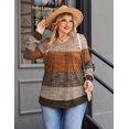 thumbnail image 4 of Zeagoo Womens Plus Size Tops Puff Long Sleeve T-Shirts Pleated V Neck Tunics Fall Dressy Casual Loose Blouse, 4 of 4