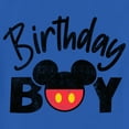 thumbnail image 2 of Toddler's Mickey & Friends Birthday Boy Mousey Silhouette  Graphic Tee Royal Blue 4T, 2 of 3