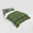thumbnail image 3 of Ambesonne Colorful Bedding Set 3 Pcs, Hexagonal Geometric, Twin XL, Multicolor, 3 of 3