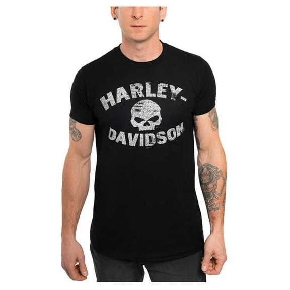 Harley-Davidson Men's Pursue Willie G Skull Short Sleeve Cotton T-Shirt (2XL), Harley Davidson