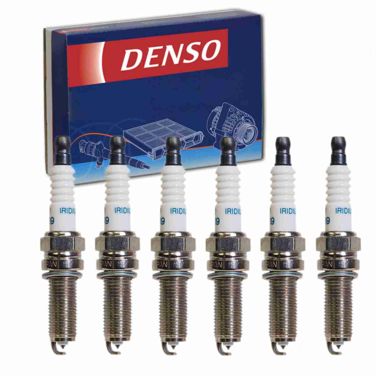 8 pc DENSO 3501 Spark Plugs for 18847-08220 ZXU22HCR8 Ignition