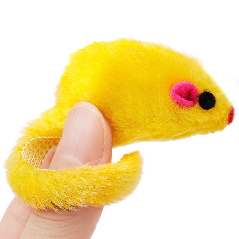 Chiwava 36-Pack 4.1'' Furry Cat Toy Mice with Rattle, Interactive Play for  Kittens, Assorted Colors - Perfect Pet Gift - Walmart.com