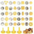 thumbnail image 2 of Cookie Press Gun and Icing Set Christmas Spritz Alloy Churro Maker With 4 Pastry Tip 20 Discs Biscuit Mold Tool, 2 of 5