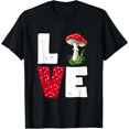 thumbnail image 1 of Camiseta de Mujer con Diseño de Hongos para Amantes de los Hongos - Unisex en Negro y Blanco - Regalo Ideal, 1 of 7