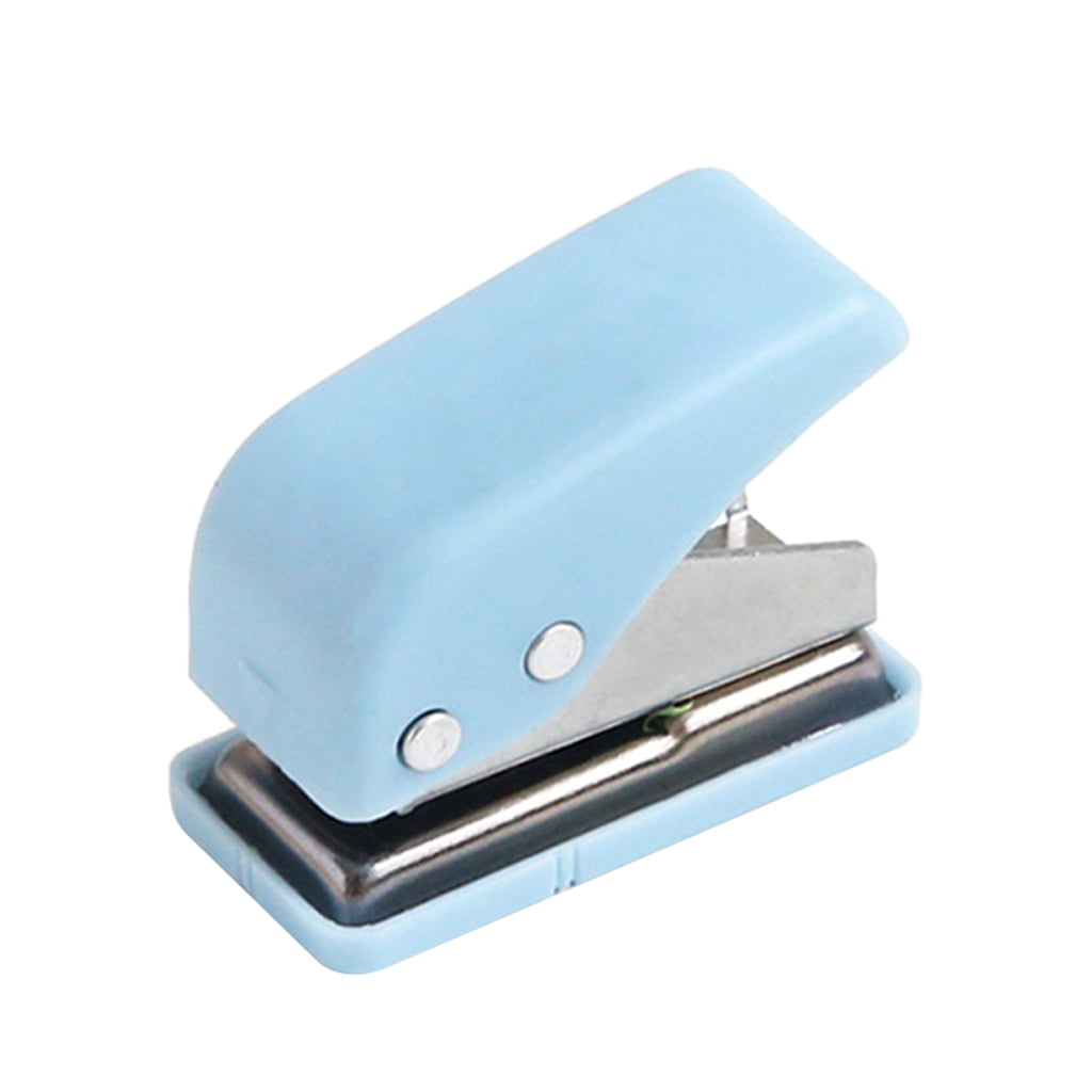 HeroNeo Small Mini Portable Hole Puncher Single Ring Hole Punch PVC