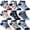 Multicolor, variant on 9 Pairs Baby Boys Grips Ankle Socks Kids Toddlers Infants Anti Slip Non Skid Funny Cartoon Crew Breathable Cotton Socks