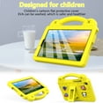 thumbnail image 4 of Dteck Tablet Case for Lenovo Tab One (TB305FU) 8.7 inch Drop-Proof Protection, Kids Cartoon EVA Cover with Stand Handle for Lenovo Tab K9 2025,Yellow, 4 of 7