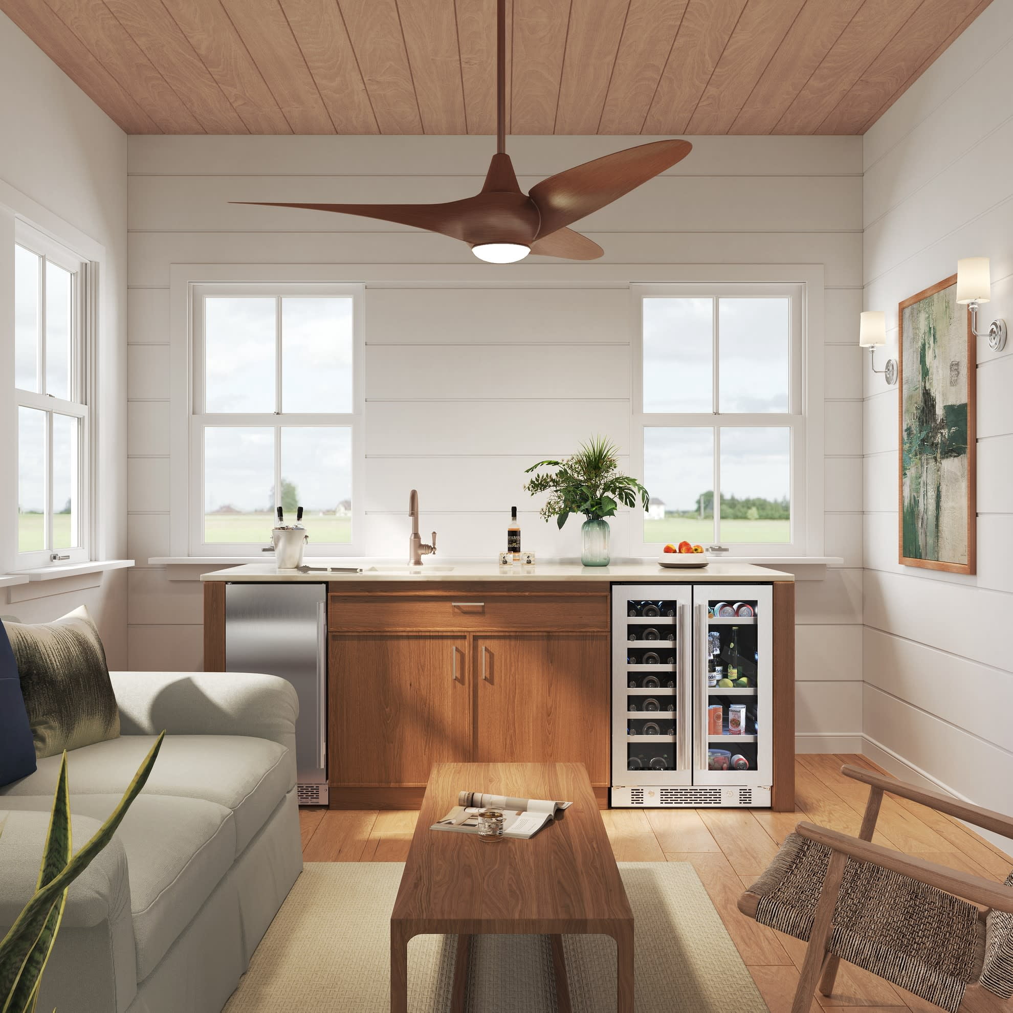 Minka-Aire Multiple Finishes Bladed Ceiling Fan