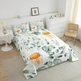 thumbnail image 4 of Kawaii Jellyfish Twin Bedding Sets Cartoon Animal Comforter Set, Eucalyptus Leaves Bedding Comforter Sets Ocean Wildlife Duvet Insert, Tropical Plants Down Comforter, 4 of 6
