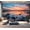Color10, variant on Peel and Stick Wallpaper Beautiful Sunset Yacht Sea Non Woven Decorative Sailing Ship Calm Sea Modern Art Wall Mural Decor Self Adhesive and Removable 69in x 98in