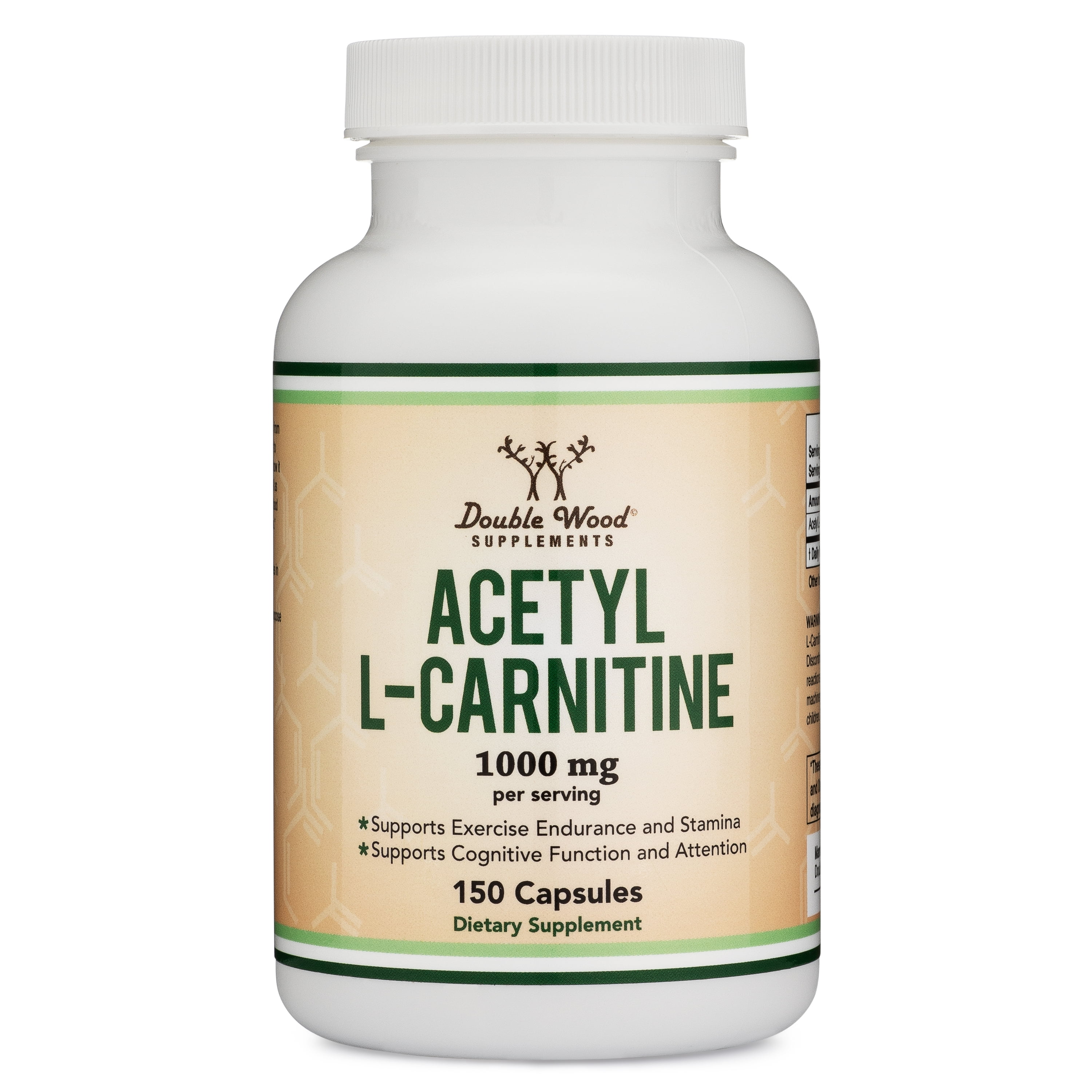 Acetyl L Carnitine (150 Capsules, 75 Day Supply) 1,000mg ALCAR for