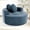 Blue, variant on Harmie Round Sofa Bed, Compressed Cloud Couch Sleeper Sofa with Cup Holders, Corduroy Sofa for Living Room Apartment, Brown, 55.2 x 55.2 x 25.0 in