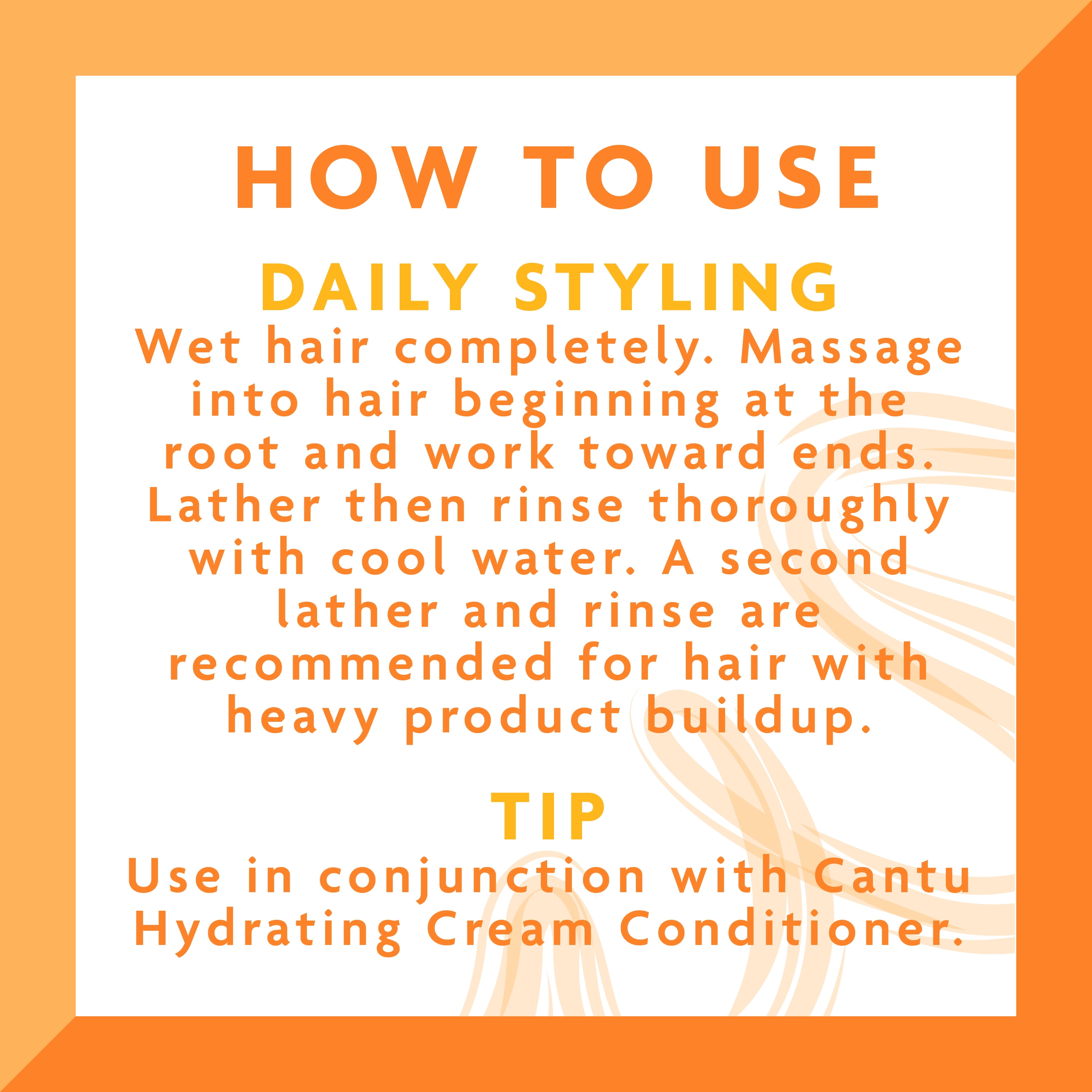 (3 pack) Cantu Shea Butter for Natural Hair Sulfate-Free Cleansing Cream Shampoo, 25 oz