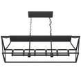 thumbnail image 6 of Hunter - Laurel Ridge 6-light Natural Black Iron, Extra Large Chandelier, Dimmable, Formal Style, Linear Shaped, for Bedrooms, Dining, Living Rooms - 19077, 6 of 10