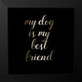 thumbnail image 2 of Matic,Jelena 12x12 Black Modern Framed Museum Art Print Titled - Best Friend Dog, 2 of 5