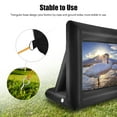 thumbnail image 4 of 14ft Large Inflatable Movie Screen Outdoor Projection Screen Projector Movie Screen with Blower + Rope + Base Stakes + Storage Bag for Outdoor Backyard Lawn Beach, 4 of 8