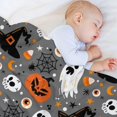 thumbnail image 5 of Halloween Blanket Flannel Blankets for Kids Adult Fun Flannel Throw Blanket Fluffy Blanket Halloween Soft Blanket for Party Cosplay Bed Sofa Couch, 5 of 6