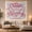 Chosen to Bloom, variant on By Elements With Art Scene, Inspirational Illustration for Quote Lovers, Typography Wall Art, Valentine's Day Gift, Tapestry Wall Hanging for Bedroom and Living Room