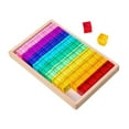 thumbnail image 3 of Yinanstore Cube Blocks Set Acrylic Cubes Educational Transparent Spatial Awareness Stacking Game GEM Stacking Blocks for Girls Boys Gift 60pc, 3 of 8