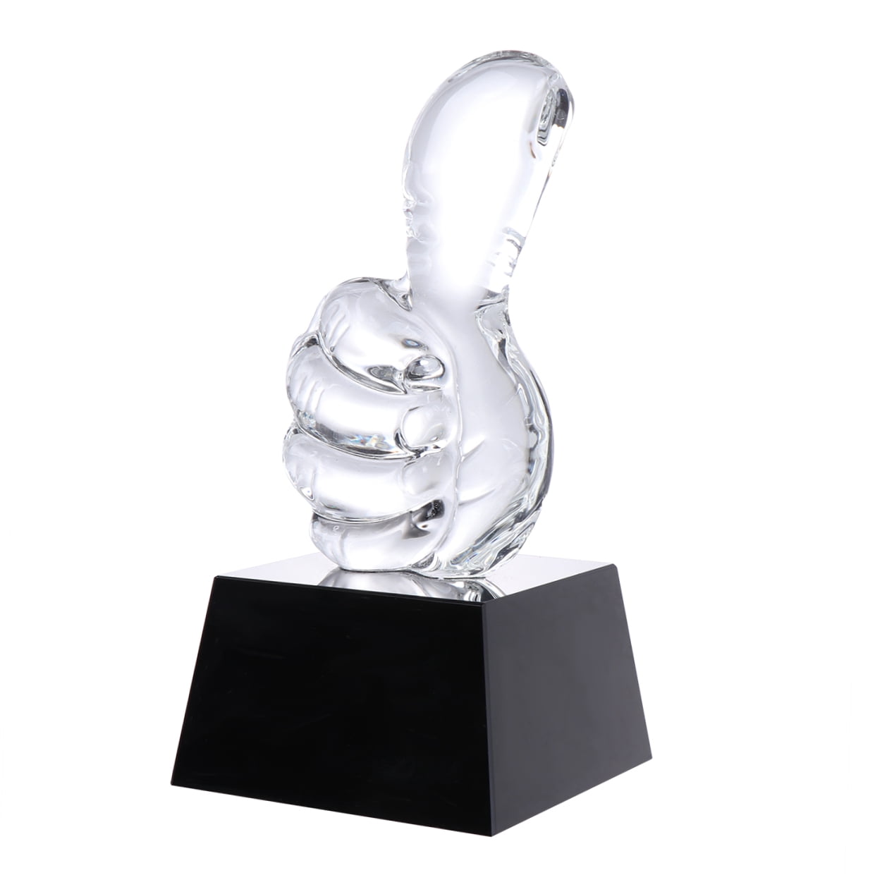 Masteelf 1PC Award Trophy Crystal Reward Prizes Decor Gift Awards Trophy for Sports Competition Games