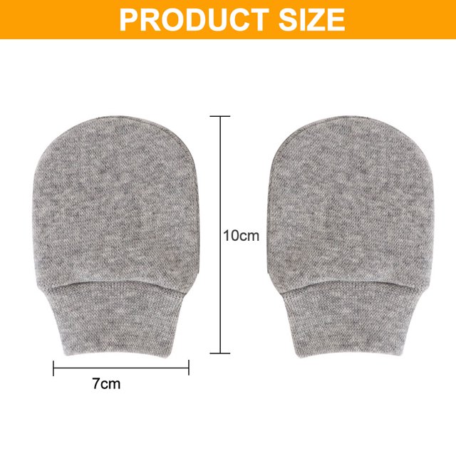 6 pares de manoplas para recién nacidos, guantes para bebés y niños pequeños. Manoplas antiarañazos para bebés de 0 a 6 meses, tanto para niños como para niñas.