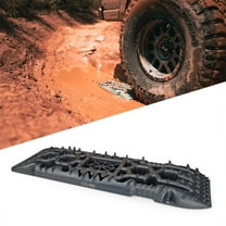 DV8 Offroad Offroad Traction Boards Compatible with Trucks, Car, SUV, & UTVs | Set of 2 Boards | 10 Ton Weight Rating | Sand, Mud, & Snow | Stackable | Storage Bag Included