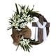 thumbnail image 4 of Corona de cruz de Pascua, corona para puerta de entrada, guirnalda decorativa, flores artificiales para 40cm Blanco, 4 of 9