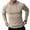 Khaki, variant on purcolt Mens Ribbed Knit Hoodies Slim Fit Casaul Long Sleeve Drawstring Pullover Sweatshirt Gym Athletic Hooded T Shirts