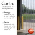 thumbnail image 2 of Resilia - Plastic Vinyl Strip Curtain for Walk In Freezers, Coolers & Warehouse Doors - Clear, 80 mil Thick, 8 Inch x 150 Foot Roll, 2 of 9
