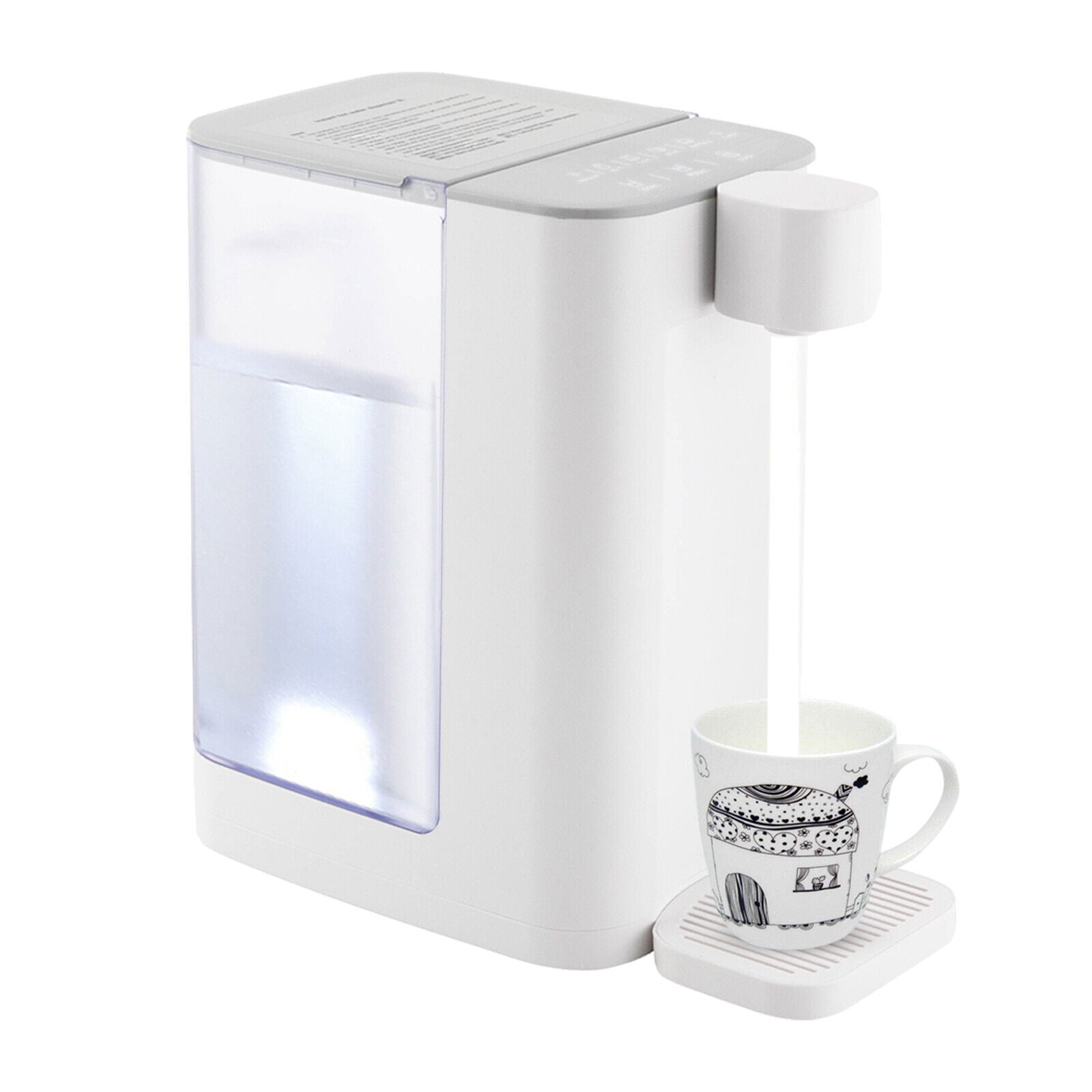 1600W 3L Instant Hot Water Dispenser Electric Kettle With Temperature Control