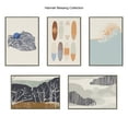 thumbnail image 6 of Kate and Laurel Sylvie Sea Breeze Surfer Girl Framed Canvas Wall Art by Hannah Beisang, 23x33 Gray. Decorative Beach Art for Wall, 6 of 8