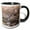 Black/White, variant on 3drose, Qatar, Ad Dawhah, Doha. View City Skyline at Sunset-as30 Wbi0133 - Walter Bibikow, 11oz Two-tone Green Mug