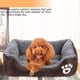 thumbnail image 5 of Cama para perros, cesta para perros lavable, sofá para perros, cojín para perros, cesta para perros sin silicona, cama para mascotas para gatos y perros pequeños y medianos, marrón Xemadio LN-0007, 5 of 6