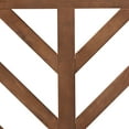 thumbnail image 5 of Baxton Studio Belisma Modern and Contemporary Ash Walnut Finished Wood Queen Size Headboard, 5 of 9