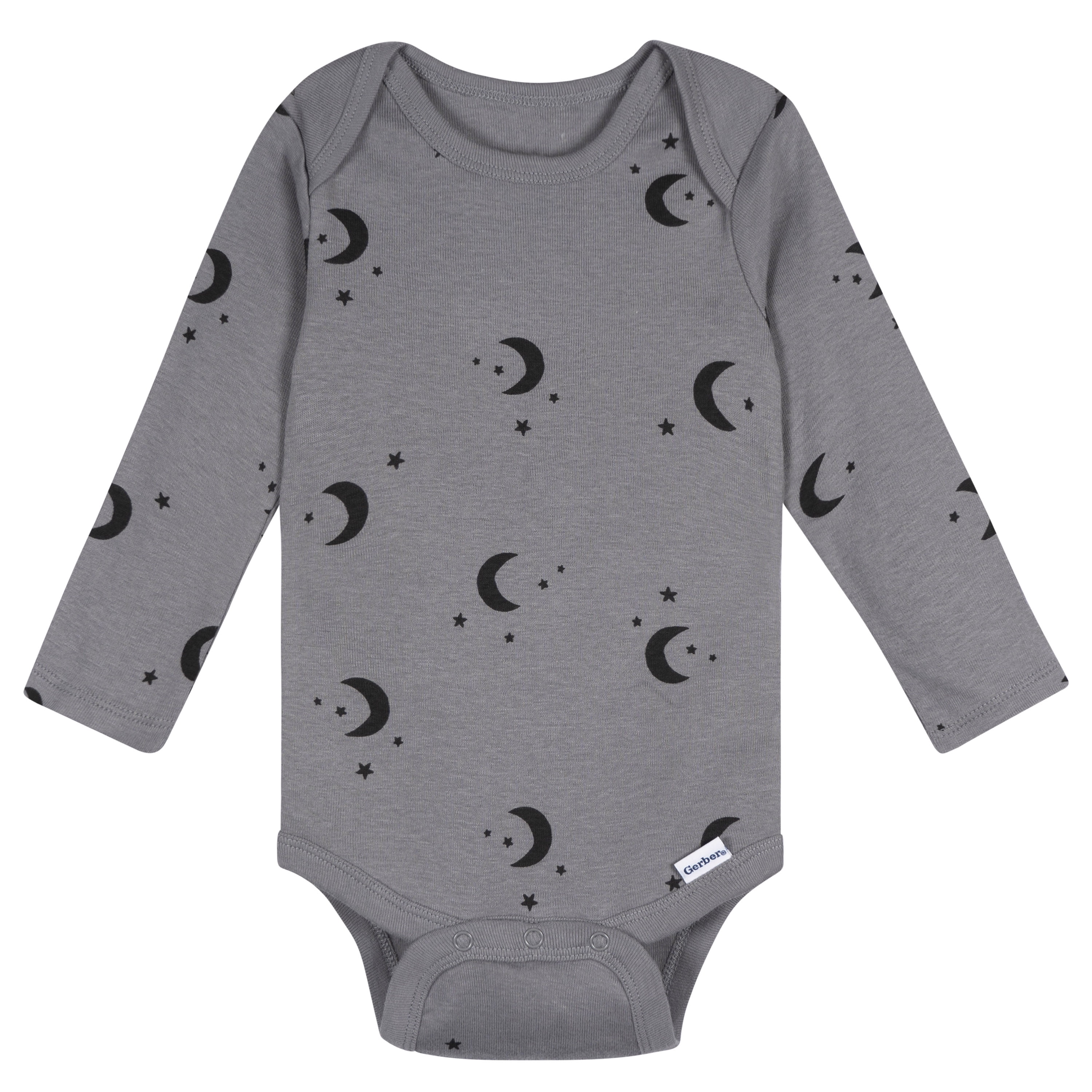 Gerber Baby Boy 5Pk Long Sleeve Onesies 0/3 Months - 12 Months