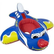 Poolmaster Learn-to-Swim Baby Swimming Pool Float Rider Airplane