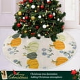 thumbnail image 6 of GZHJMY Thanksgiving Christmas Tree Skirt Thanksgiving Tree Skirt for Holiday Party Home Christmas Day Ornaments 48", 6 of 6