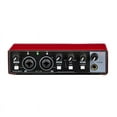 thumbnail image 1 of Sound Card Studio Record Professional USB Audio Interface Sound Equipment 48V Phantom for Recording Red, 1 of 10