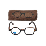 Aptica Pop Art Jim - Anti Blue Light Reading Glasses +2.50 - Unisex Eyewear - Design Readers - Presbyopia Glasses