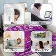 thumbnail image 6 of Yibo Inspirational Healing Blankets Gift Blanket Flannel Soft and Comfortable Anti-static Bed Sofa Blanket, 6 of 6